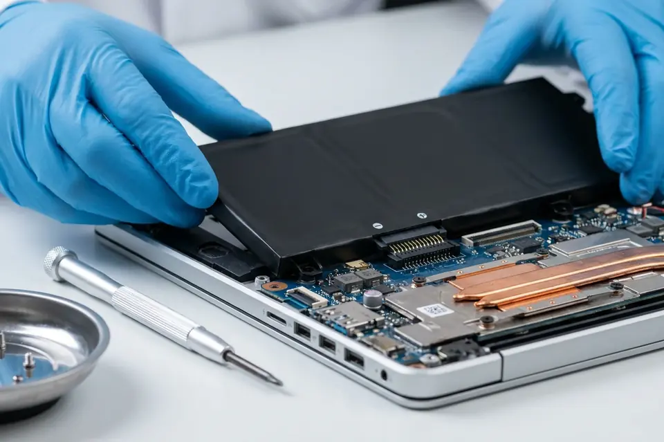 OEM battery replacement and power testing for laptop and notebook computers