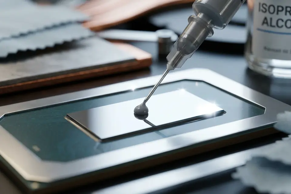 Laptop internal deep cleaning and processor thermal paste application